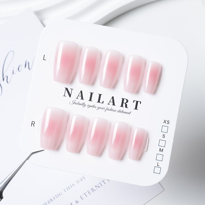 Luxury Ombre Leopard Print Press-On Nail Set Kalsten
