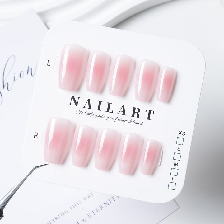 Luxury Ombre Leopard Print Press-On Nail Set Kalsten