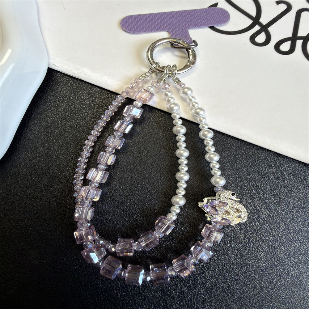 Elegant Multi-Strand Beaded Charm Bracelet Kalsten