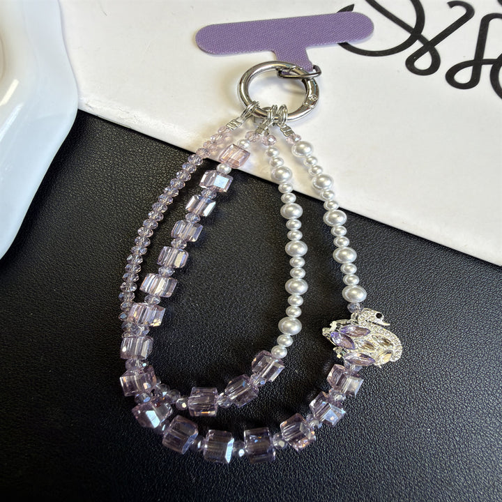 Elegant Multi-Strand Beaded Charm Bracelet Kalsten
