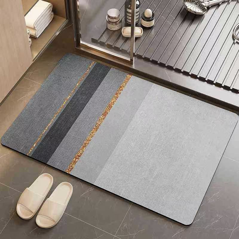 Geometric Pattern Bathroom Mat Kalsten