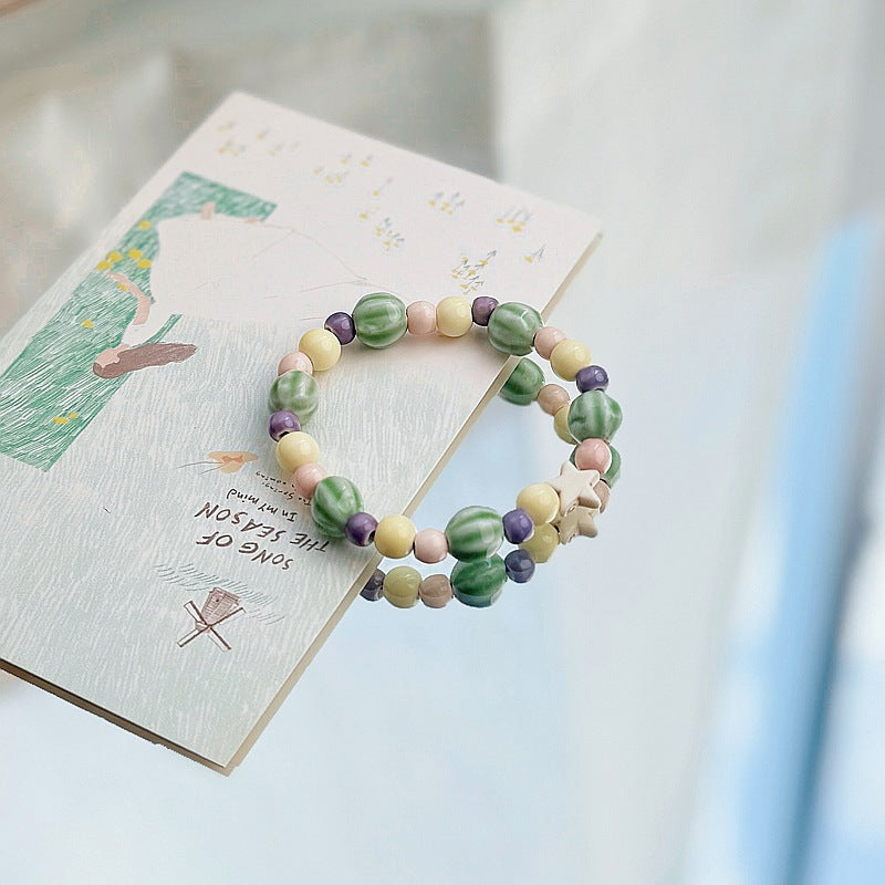 Heart-Shaped Beaded Bracelet Kalsten