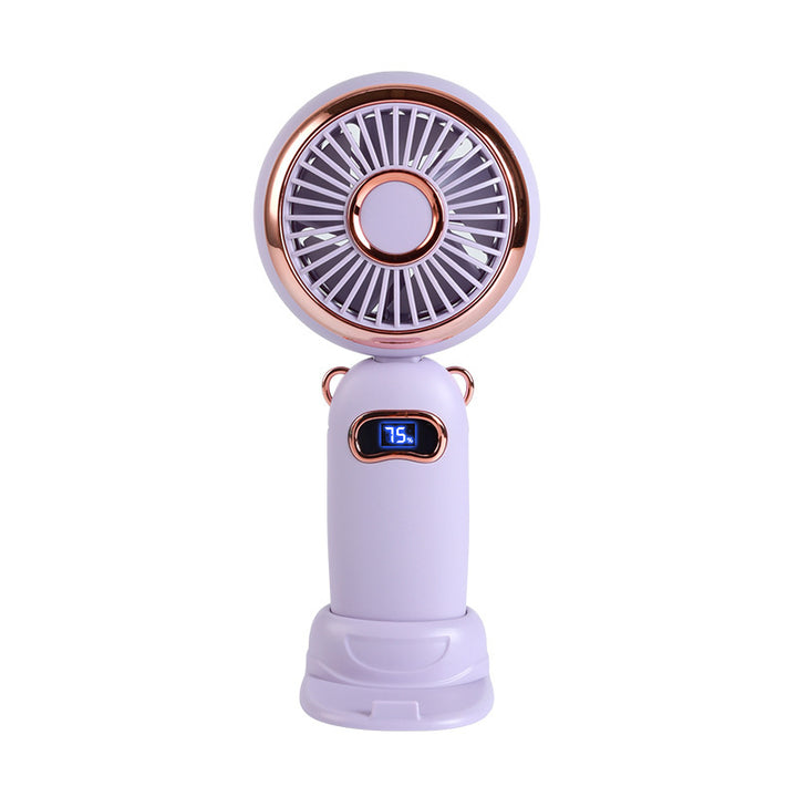 Unisex Portable Mini Hand Fan with Digital Control Kalsten