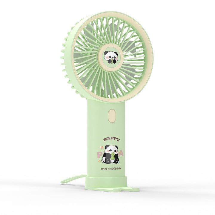 Women Portable Handheld Fan with Cute Panda Design Kalsten