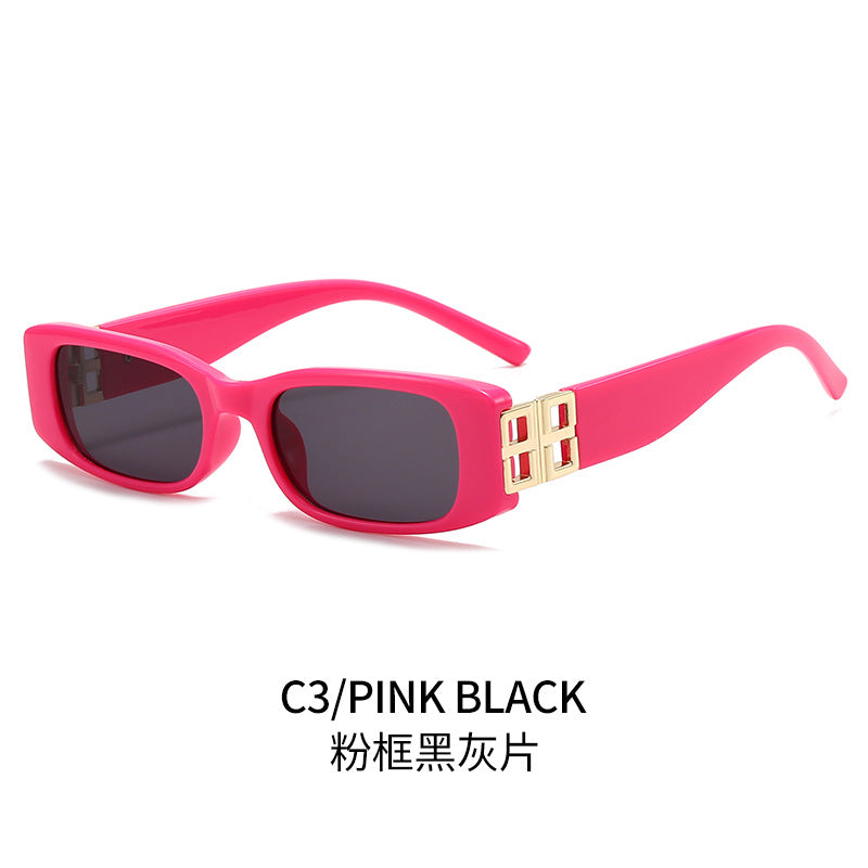 Ladies' fashionable sunglasses with luxurious gold-colored accent Kalsten