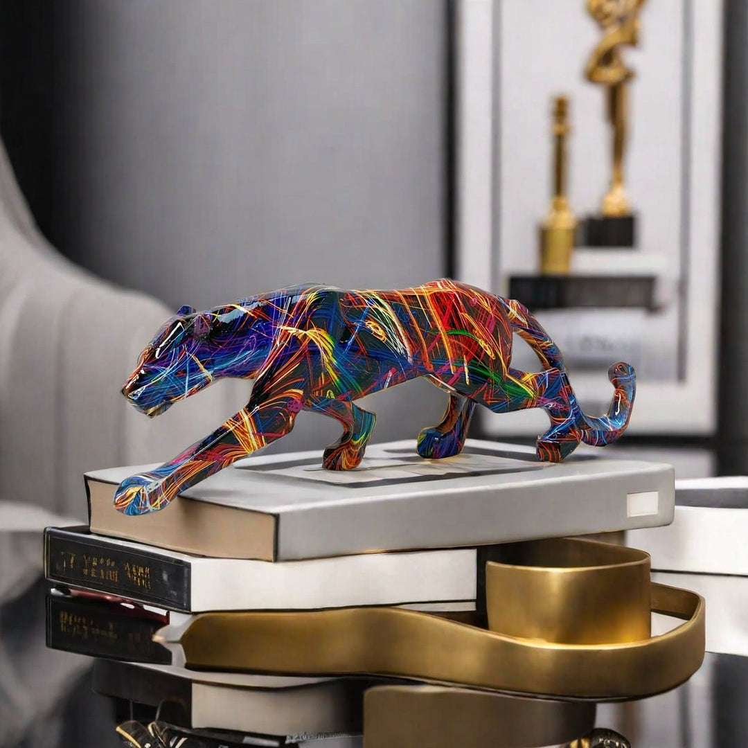 Decorative Panther Sculpture Kalsten