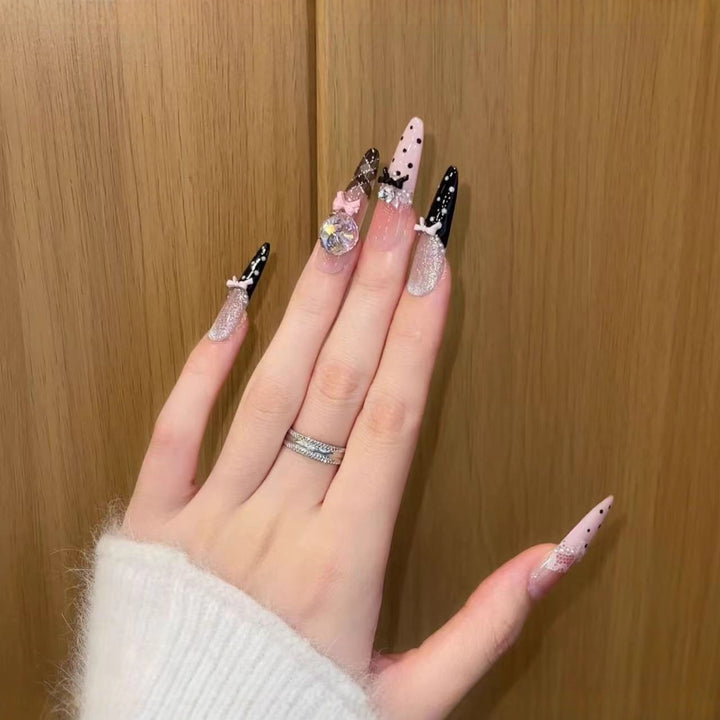 Glamorous Stiletto Nail Art Extensions