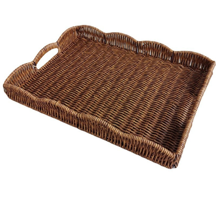 Elegant Woven Serving Tray Kalsten