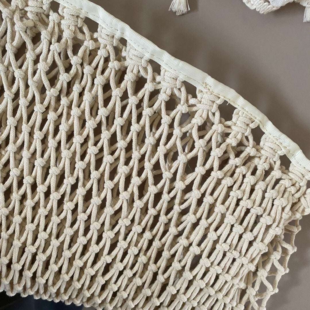 Net tote bag in boho style Kalsten