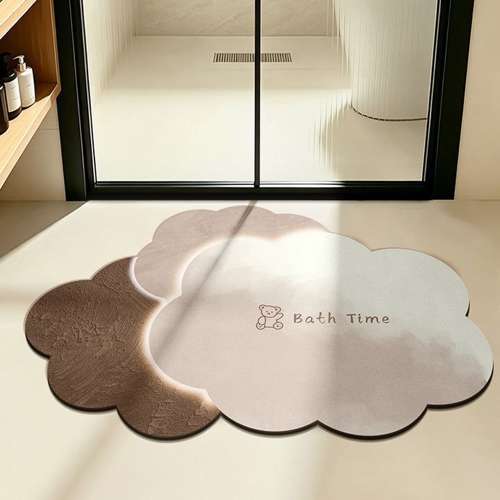 Cute Dog Themed Bath Mat for Home