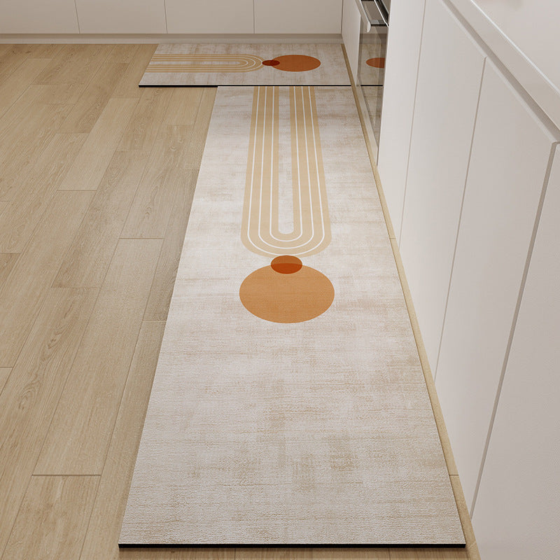 Geometric Patterned Kitchen Runner Mat
