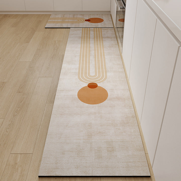 Geometric Patterned Kitchen Runner Mat