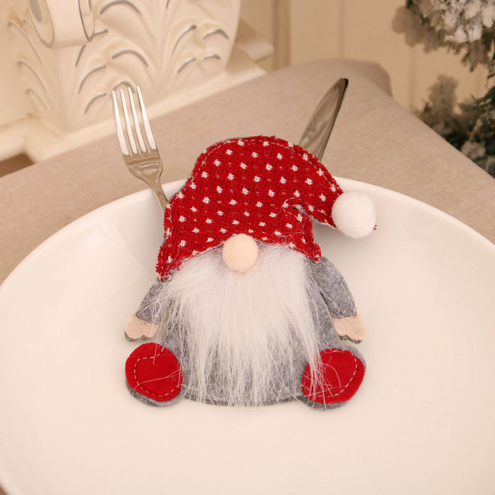 Festive Gnome Cutlery Holder Kalsten