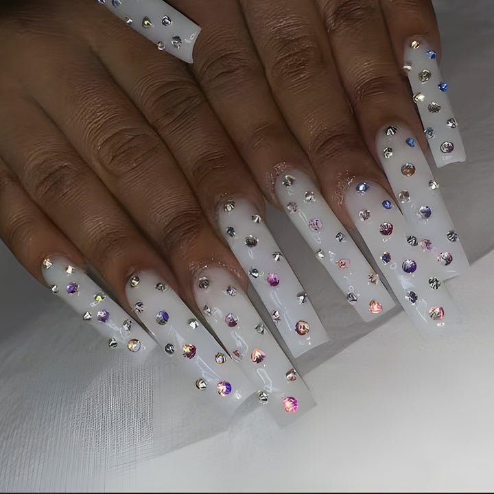 Decorative Rhinestone Press-On Nails Kalsten