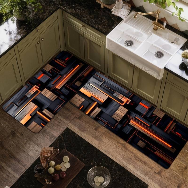 Stylish Kitchen Comfort Mat Set