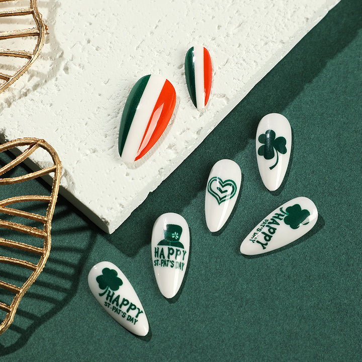 Trendy Nail Art in Irish Style Kalsten