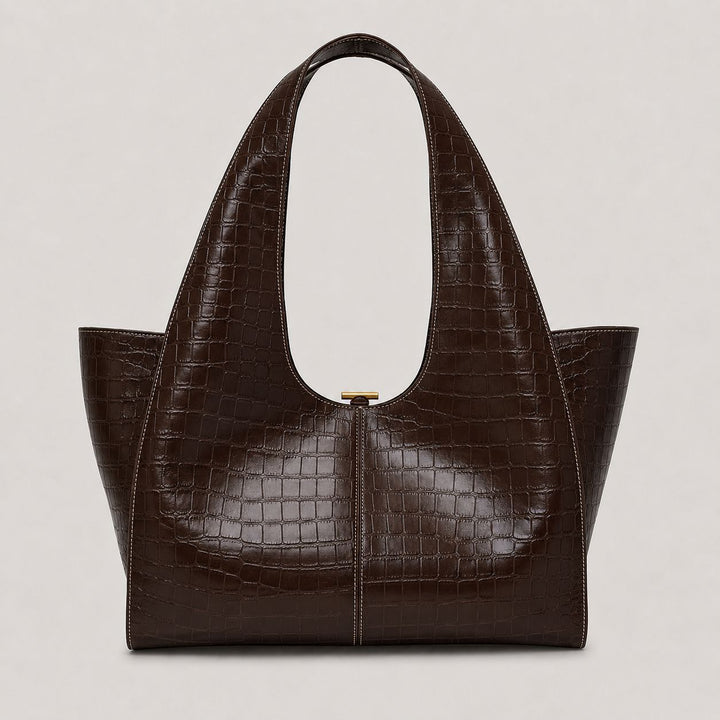 Sleek Structured Tote Handbag