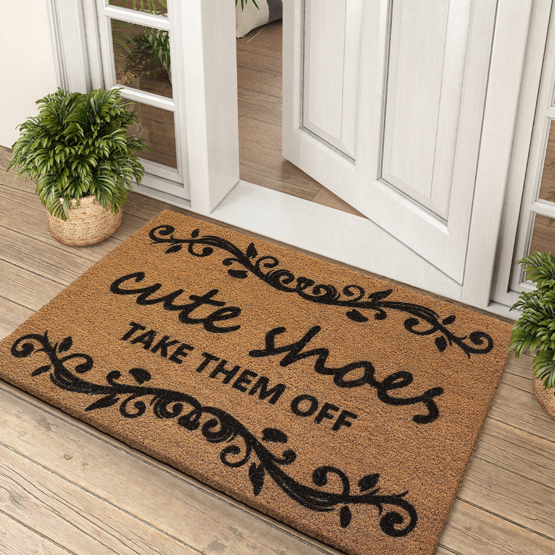 Leaf Pattern Entrance Mat Kalsten