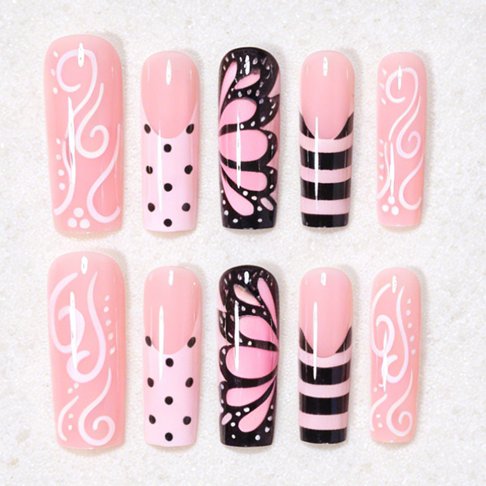 Artistic Butterfly Nail Design Kalsten