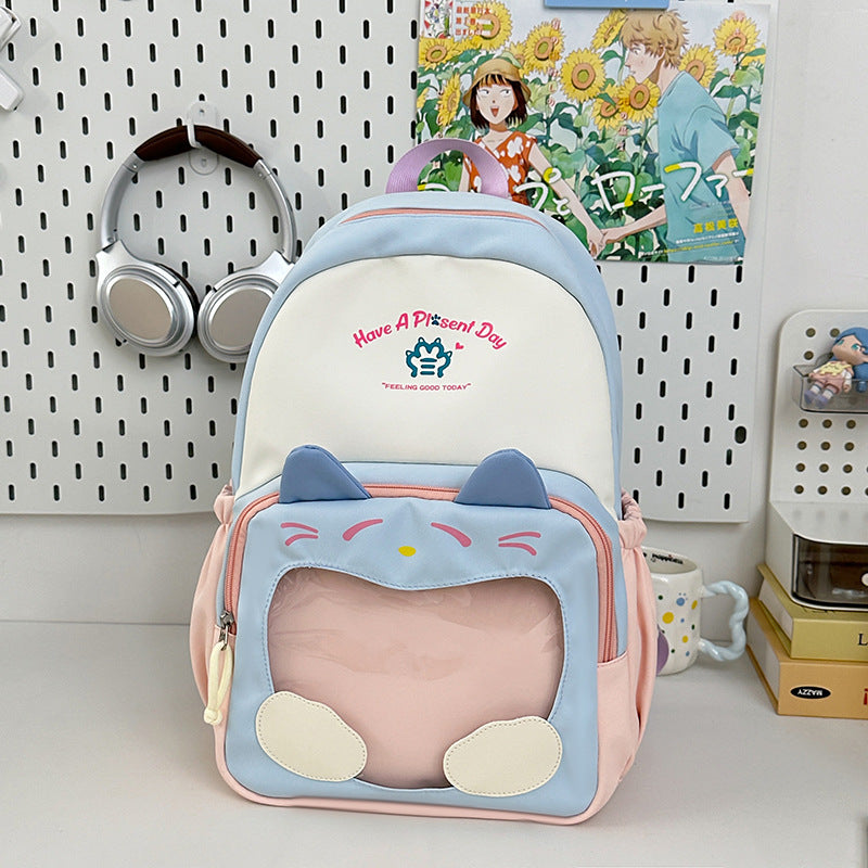 Cute Cat-Themed Backpack Kalsten
