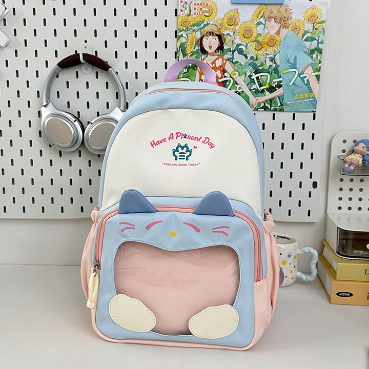 Cute Cat-Themed Backpack Kalsten