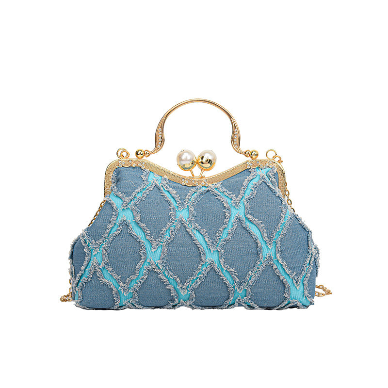 Vintage-Inspired Embellished Handbag