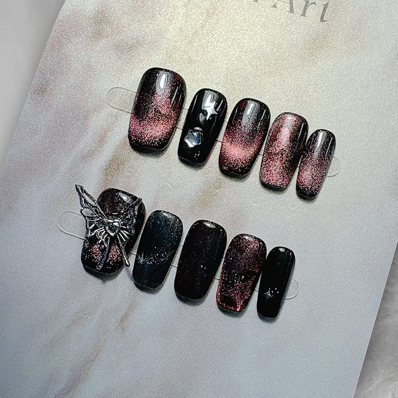 Decorative Press-On Nail Set Kalsten