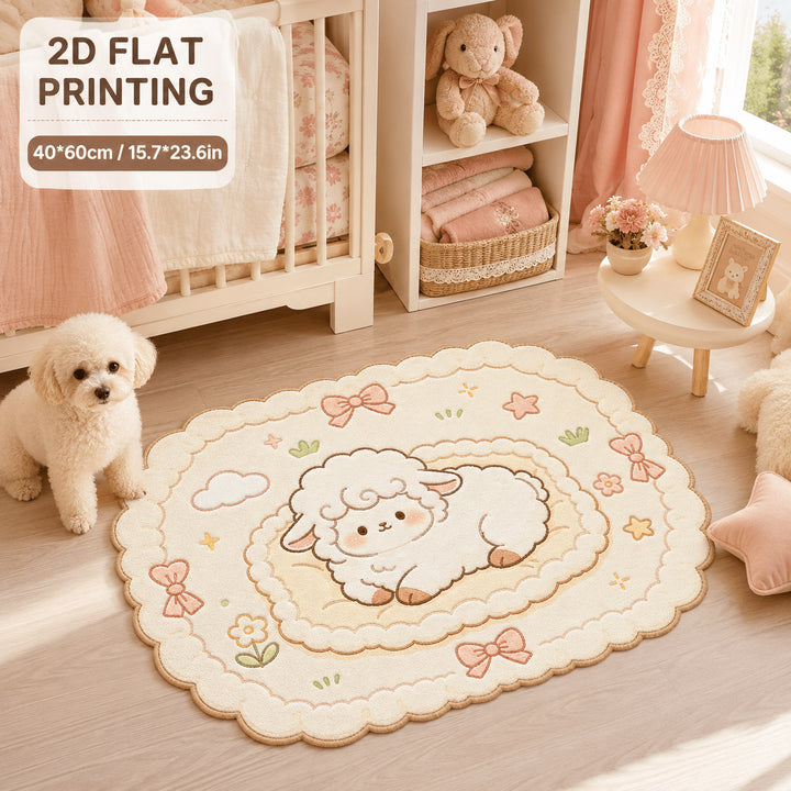 Cat-Themed Decorative Area Mat