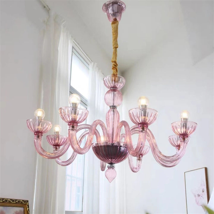 Elegant Glass Chandelier
