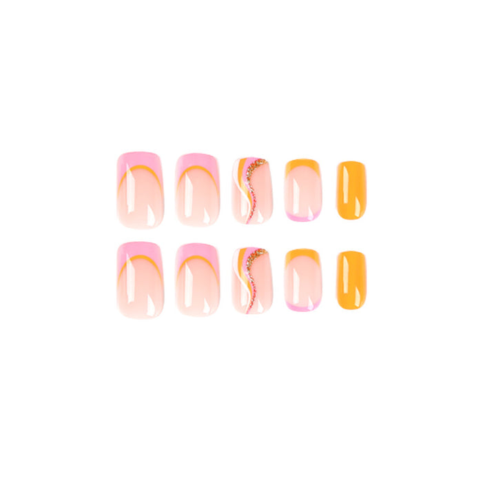Artificial Nail Art with Trendy Gradient Kalsten