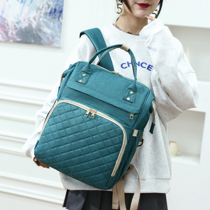 Multi-Purpose Quilted Baby Care Backpack Kalsten