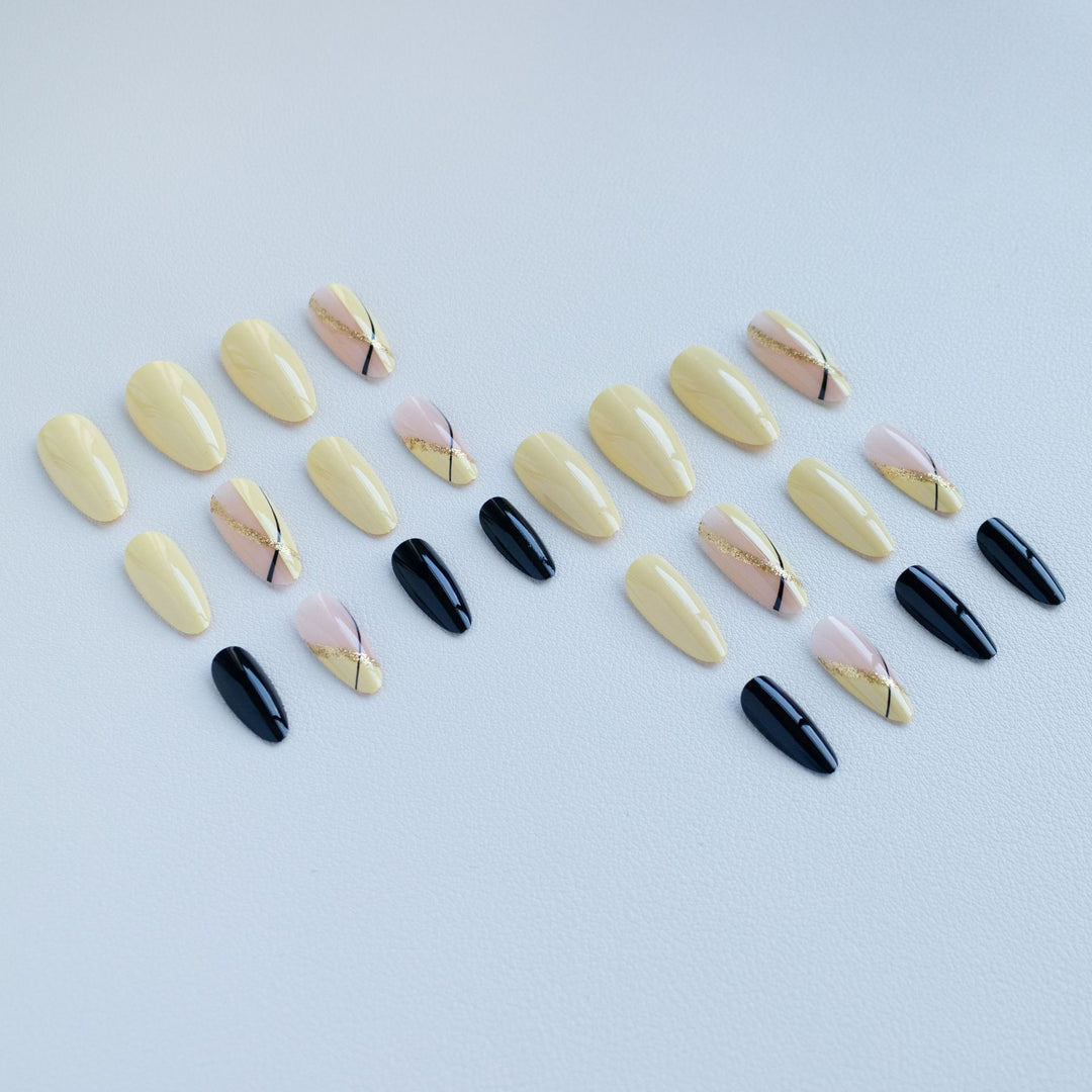 Elegant Geometric Nail Art