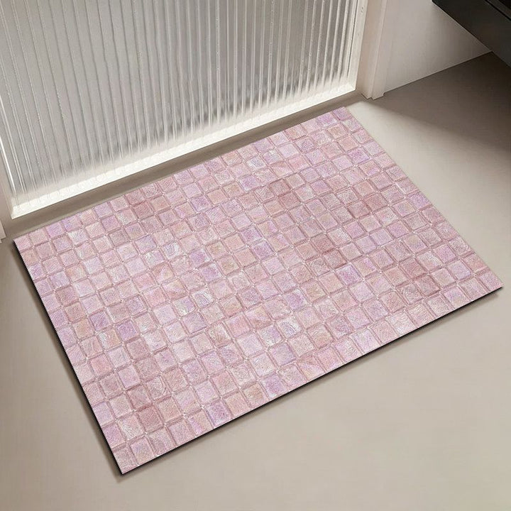 Mosaic Pattern Bath Mat Kalsten