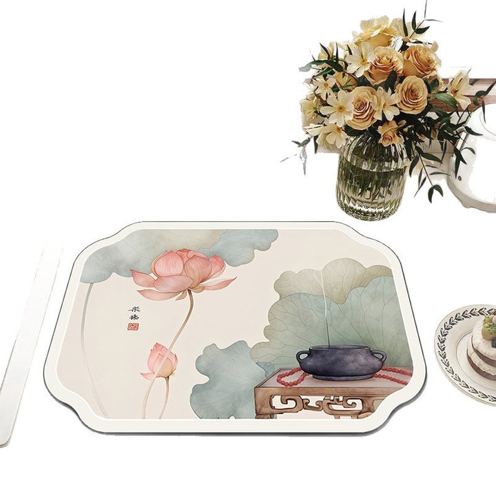 Artistic Floral Bathroom Mat