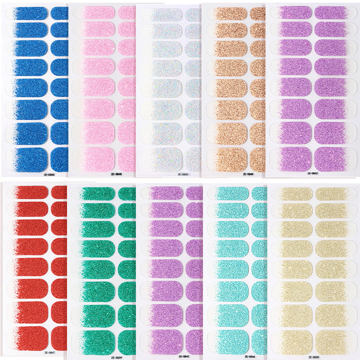 Glitter Ombre Nail Wraps