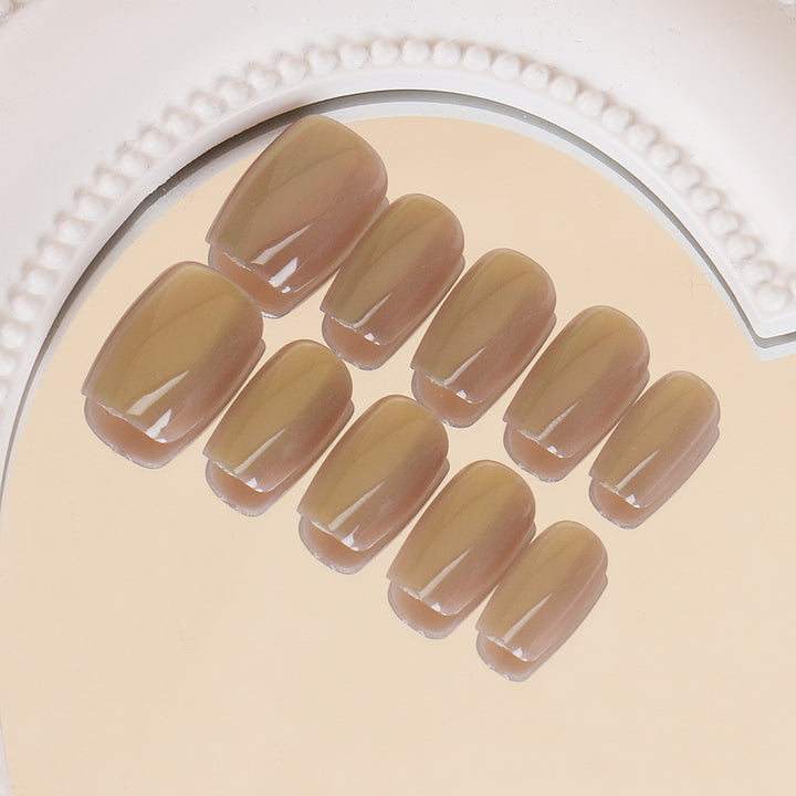 Premium Glossy Almond-Shaped Press-On Nails Kalsten 1789388672