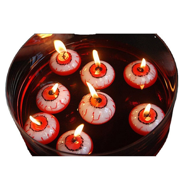 Halloween-Themed Eyeball Candles