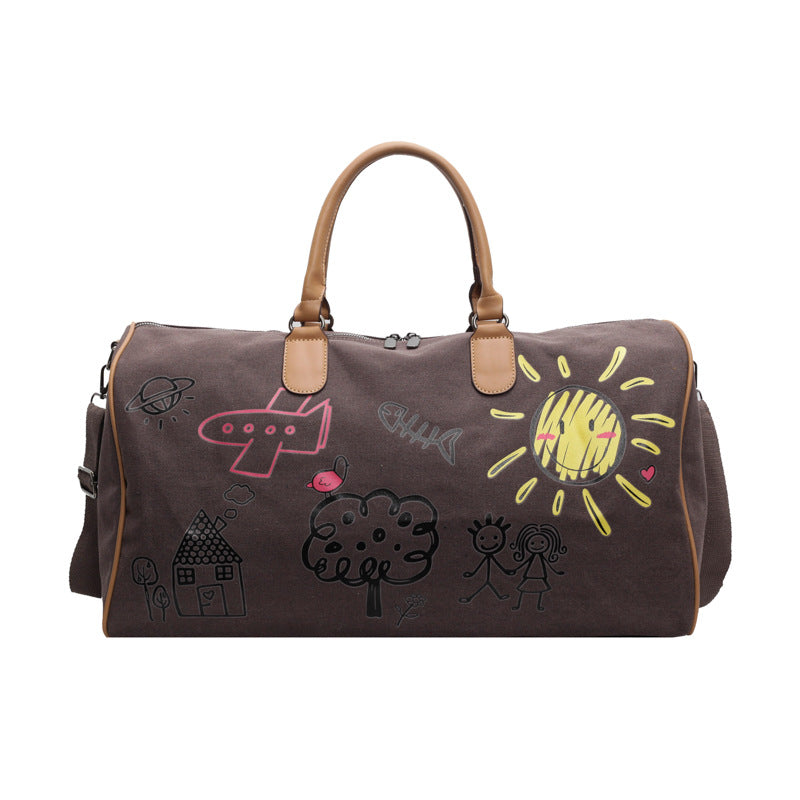 Creative Printed Weekend Duffle Bag