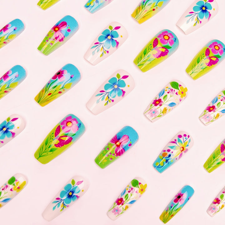 Creative Flower Nail Design Kalsten