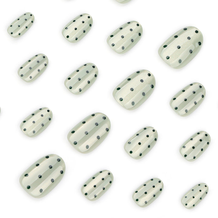 Creative Nail Art with Polka Dot Pattern Kalsten