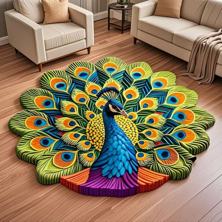 Floral Shaped Area Rug