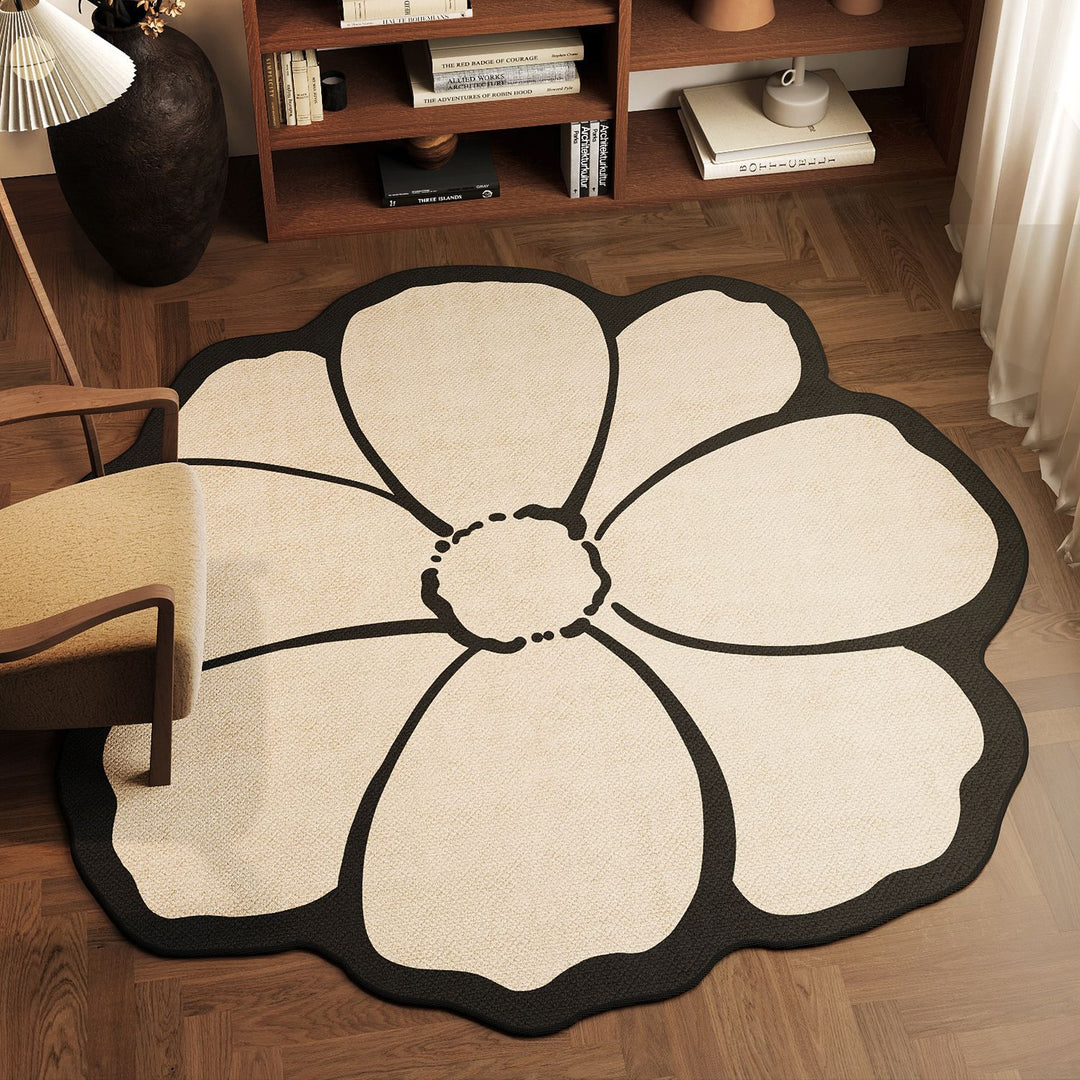 Round Handcrafted Area Rug
