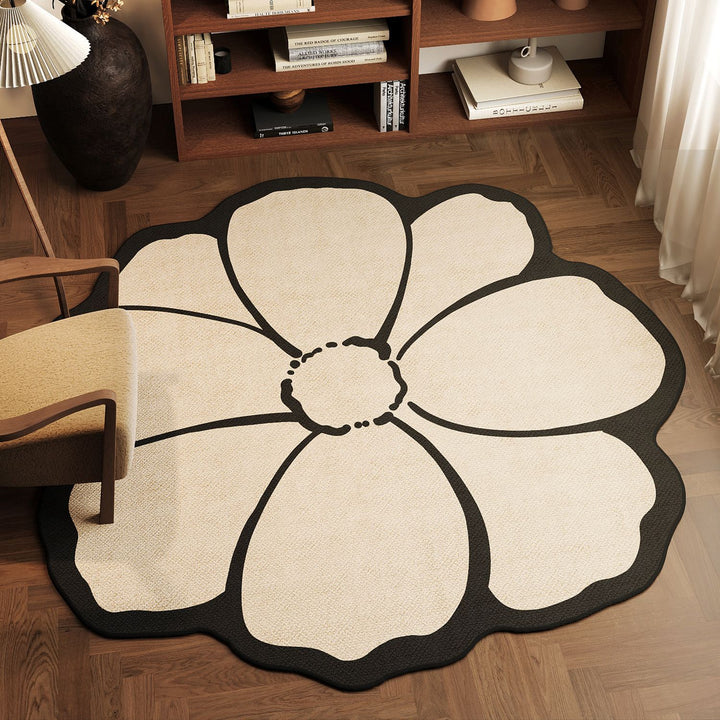 Round Handcrafted Area Rug
