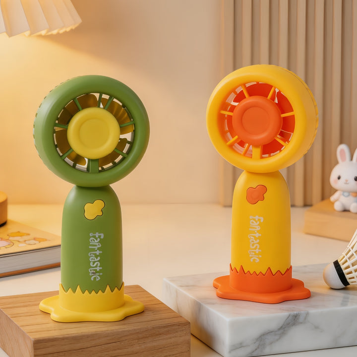 Ladies portable hand fan with playful design Kalsten
