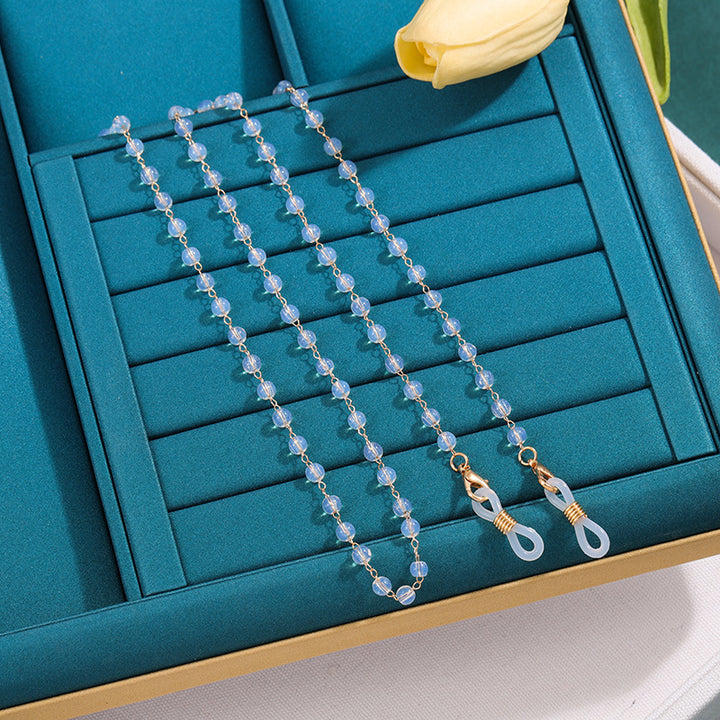 Elegant Beaded Eyewear Retainer Chain Kalsten