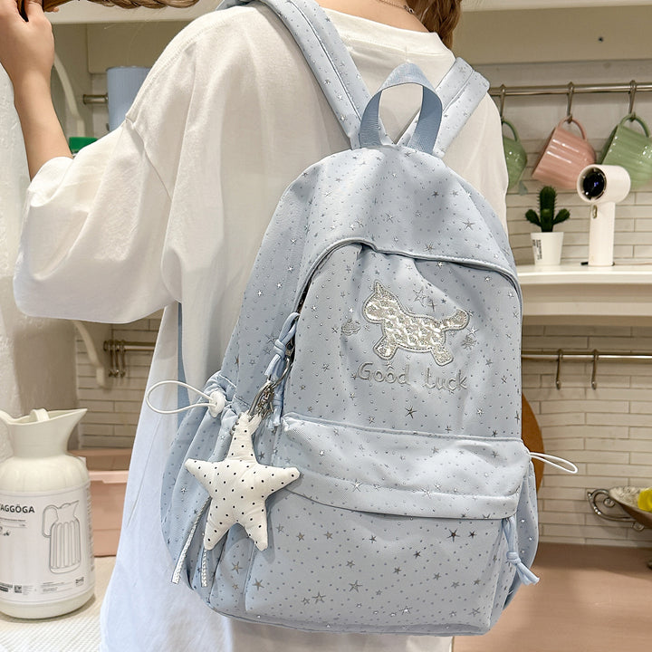 Cute Star-Embellished School Backpack Kalsten