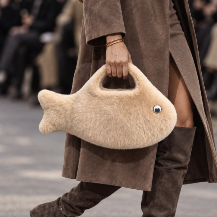 Playful Fish-Shaped Handbag