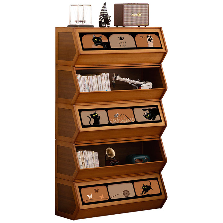 Storage unit with retractable front and friendly design Kalsten