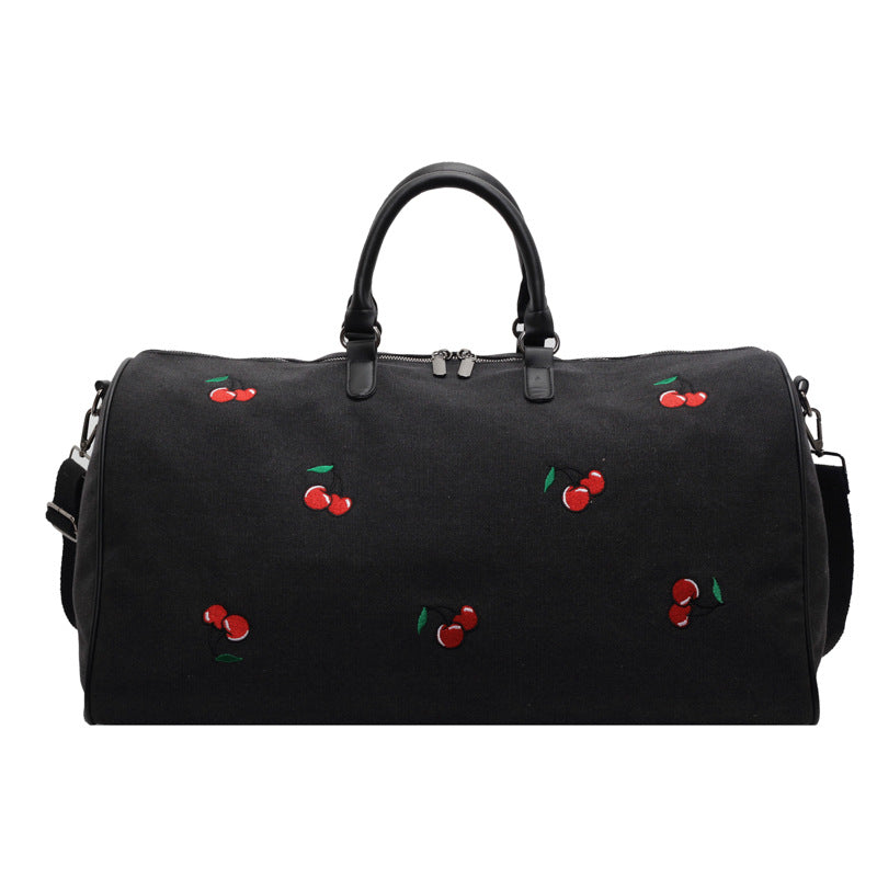 Embroidered Travel Duffel Bag Kalsten