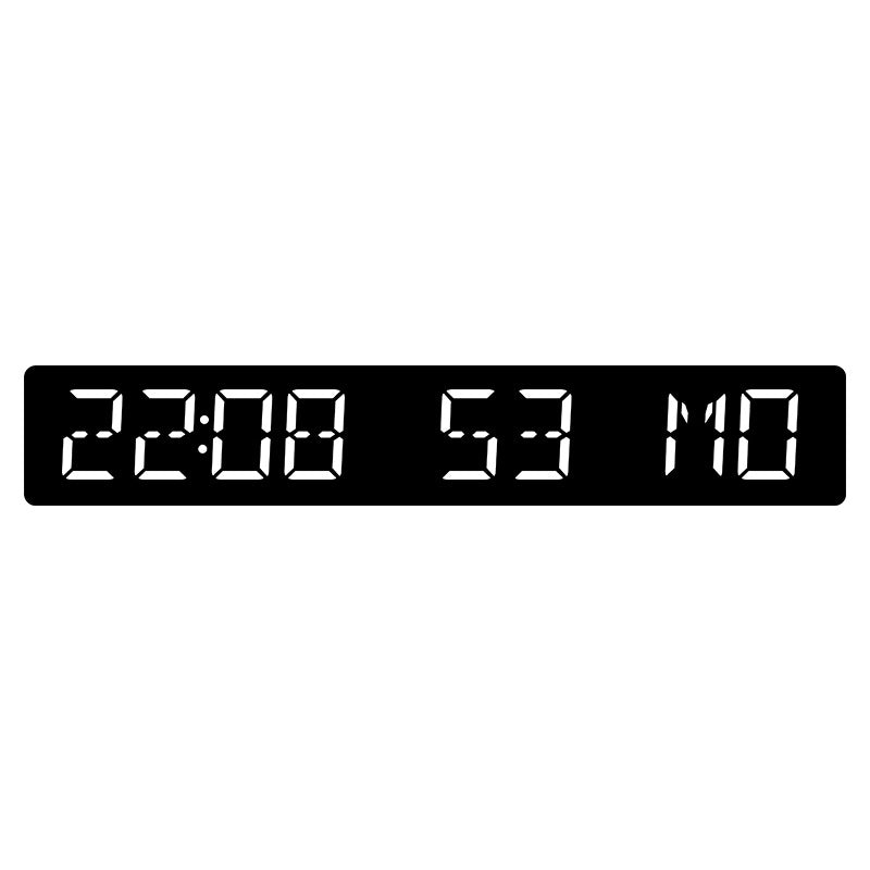 Digital wall clock with large LED display Kalsten